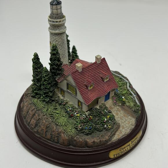 Thomas Kinkade Clearing Storms Vintage Lighted Figurine - Picture 4 of 12
